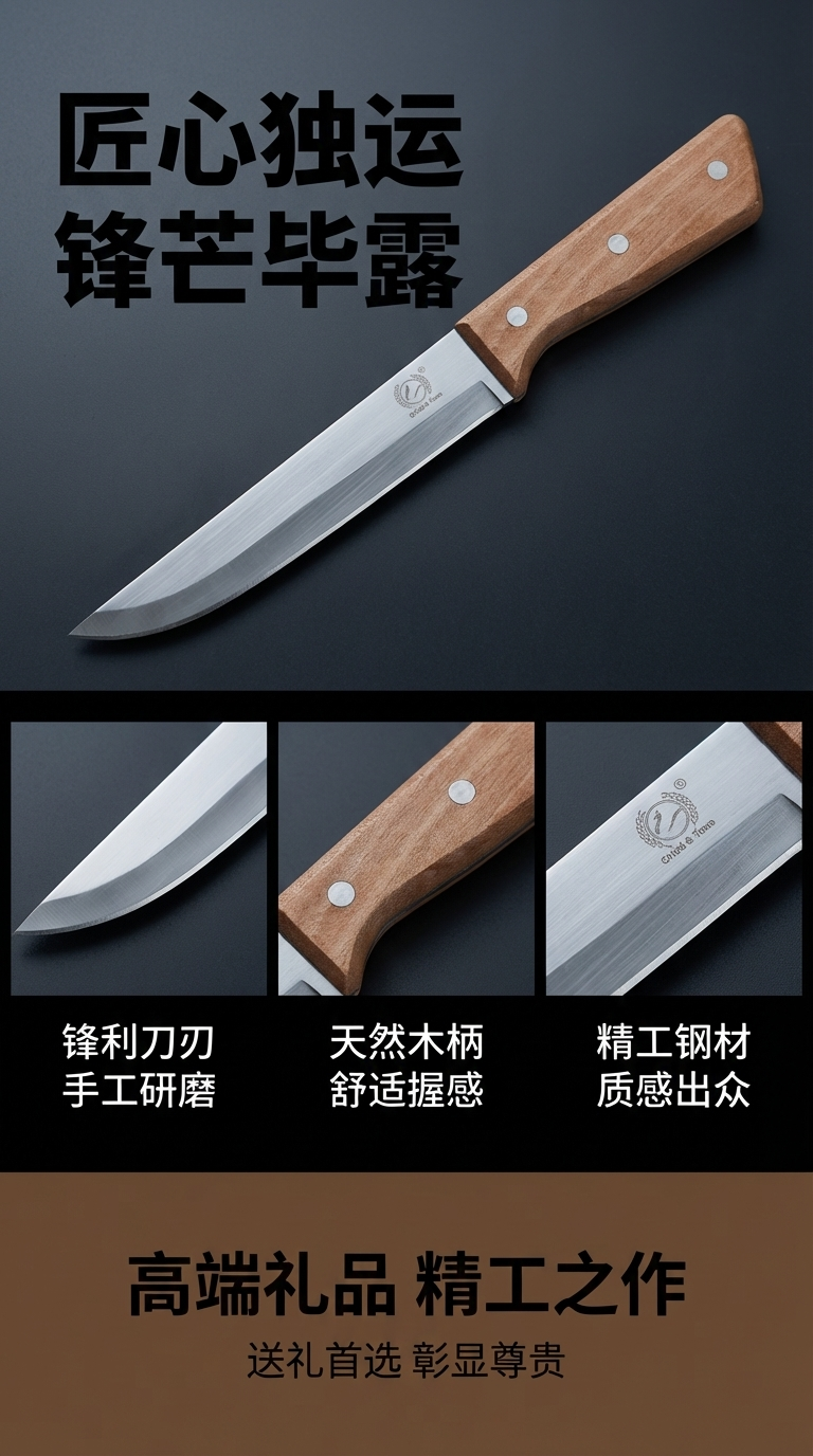 KM7223木柄刀详情1