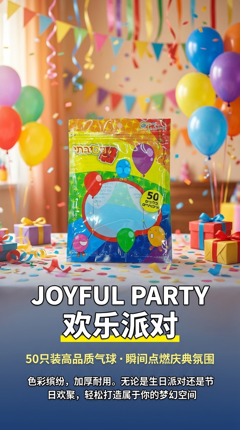 彩色气球包装袋礼盒装 时尚创意包装袋家用装饰用品144929891详情1